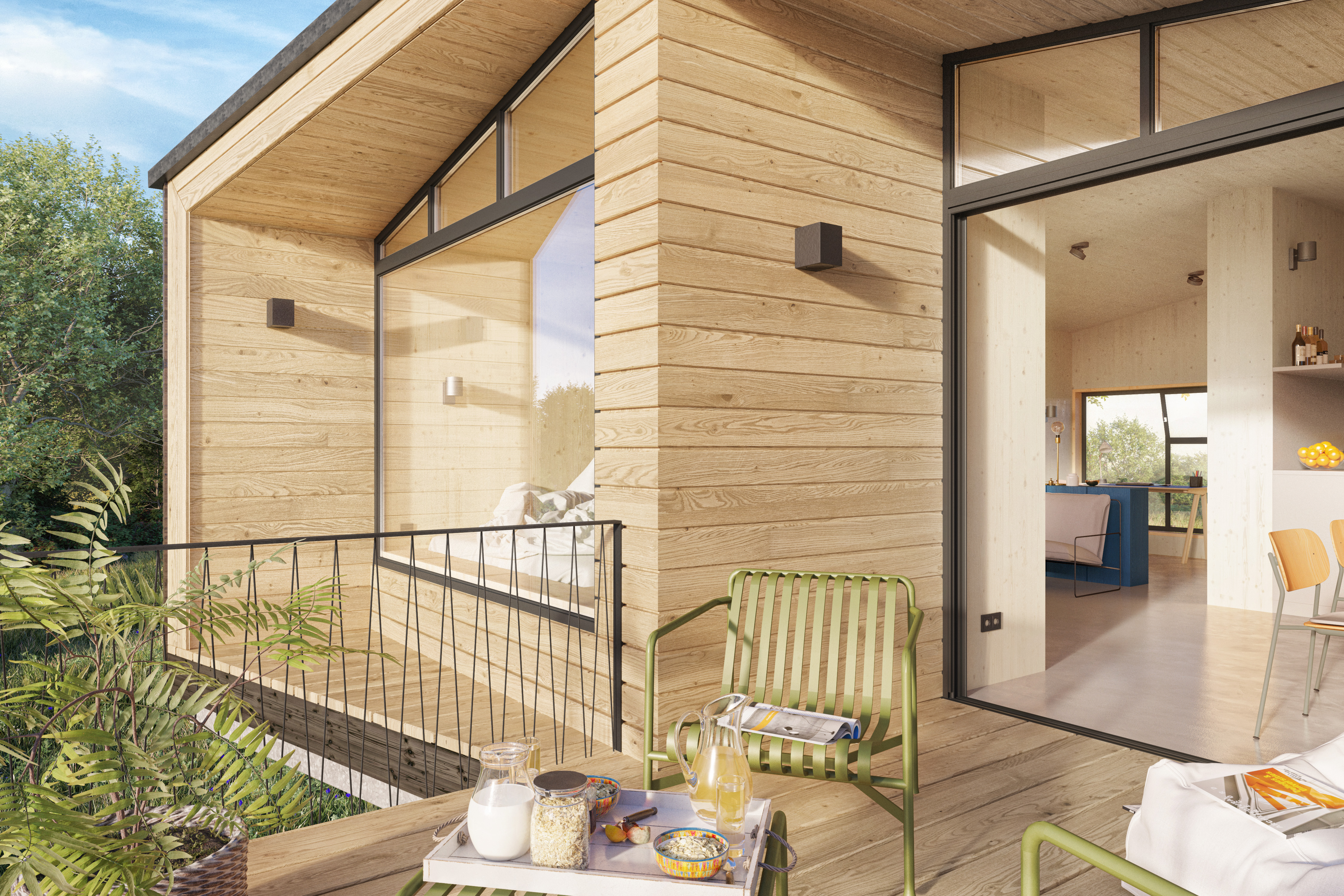 Baumhaus Suite im Ostsee Baumhaushotel, Wangels.
